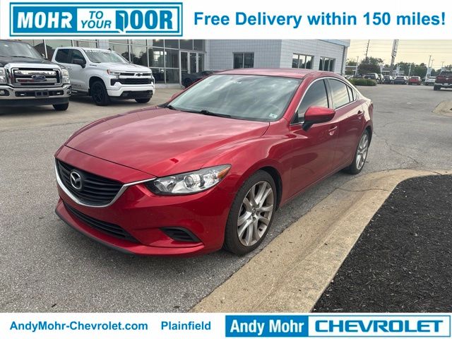 Red Metallic 2016 Mazda MAZDA6 Sedan Front-Wheel Drive 6-Speed Automatic