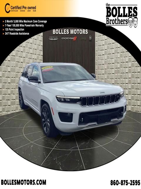 Bright White Clearcoat 2023 Jeep Grand Cherokee SUV / Crossover Four-Wheel Drive 8-Speed Automatic