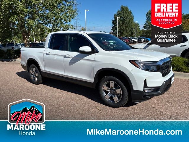 Platinum White Pearl 2026 Honda Ridgeline Pickup Truck All-Wheel Drive 9-Speed Automatic