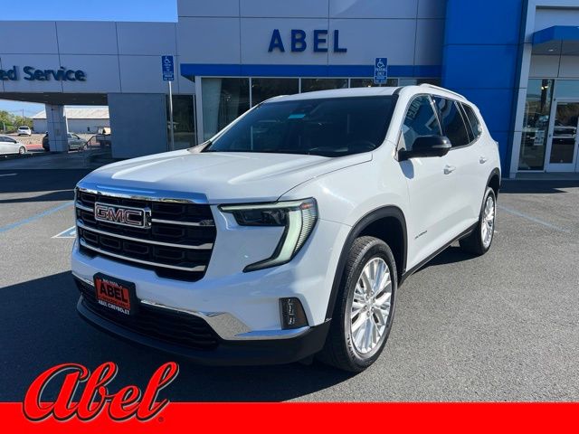 Summit White 2024 GMC Acadia SUV / Crossover Four-Wheel Drive 8-Speed Automatic