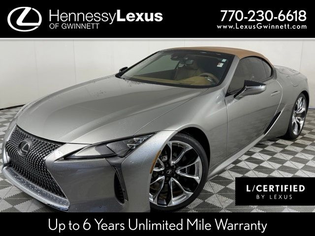 Atomic Silver 2021 Lexus LC Convertible Rear-Wheel Drive Automatic