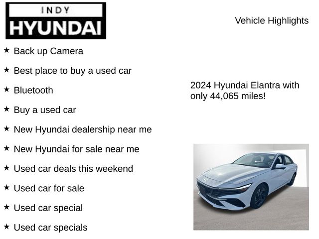 Used 2024 Hyundai Elantra For Sale in Indianapolis, IN