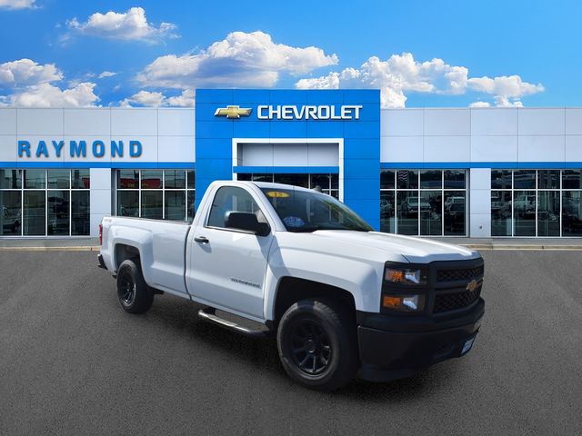 Summit White 2015 Chevrolet Silverado 1500 LS 4WD Pickup Truck Four-Wheel Drive 6-Speed Automatic Overdrive
