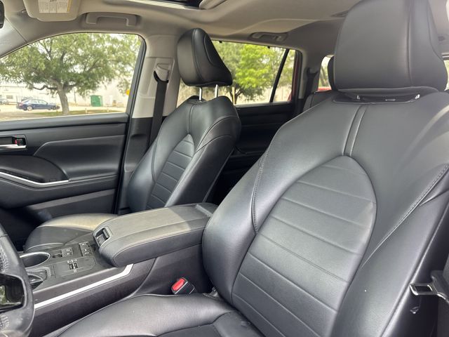 2021 Toyota Highlander XLE Red at Don McGill Toyota