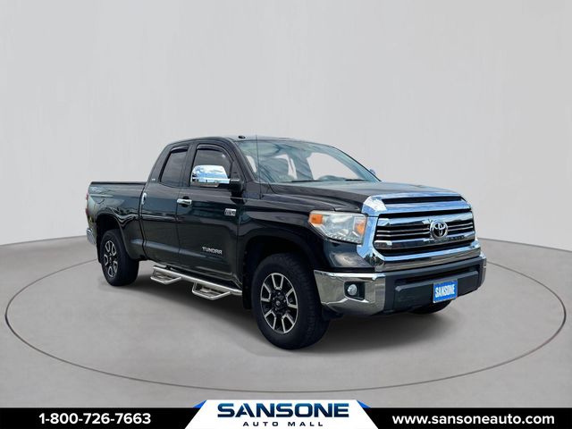 Black 2016 Toyota Tundra Pickup Truck Four-Wheel Drive 6-Speed Automatic Overdrive