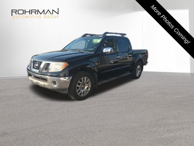 Super Black Metallic 2010 Nissan Frontier Pickup Truck Four-Wheel Drive 5-Speed Automatic Overdrive