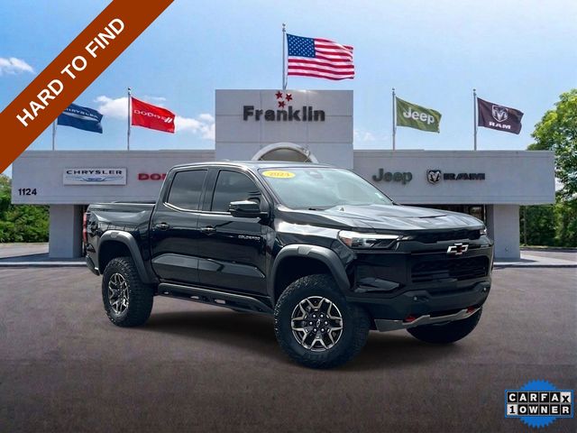 Black 2024 Chevrolet Colorado Pickup Truck Four-Wheel Drive 8-Speed Automatic