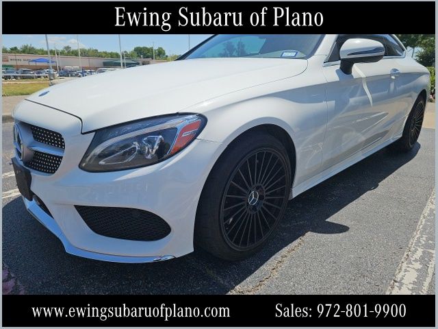 Polar White 2017 Mercedes-Benz C-Class Coupe All-Wheel Drive 7-Speed Automatic