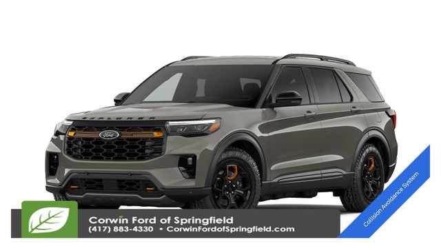 Marsh Gray 2026 Ford Explorer Tremor AWD SUV / Crossover All-Wheel Drive Automatic