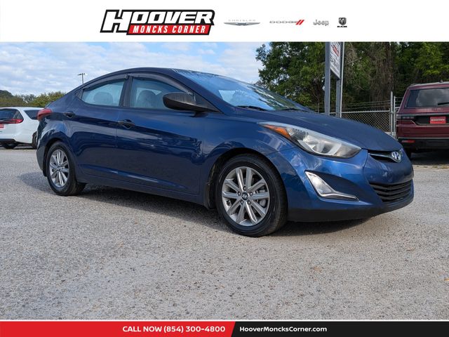 Blue 2016 Hyundai Elantra SE FWD Sedan Front-Wheel Drive 6-Speed Automatic