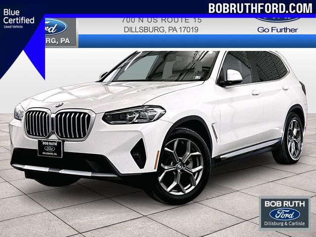 2022 BMW X3 xDrive30i White at Klick Lewis Buick Chevrolet