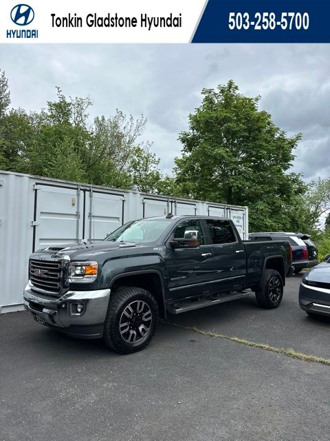 Dark Slate Metallic 2019 GMC Sierra 2500HD Pickup Truck Four-Wheel Drive 6-Speed Automatic