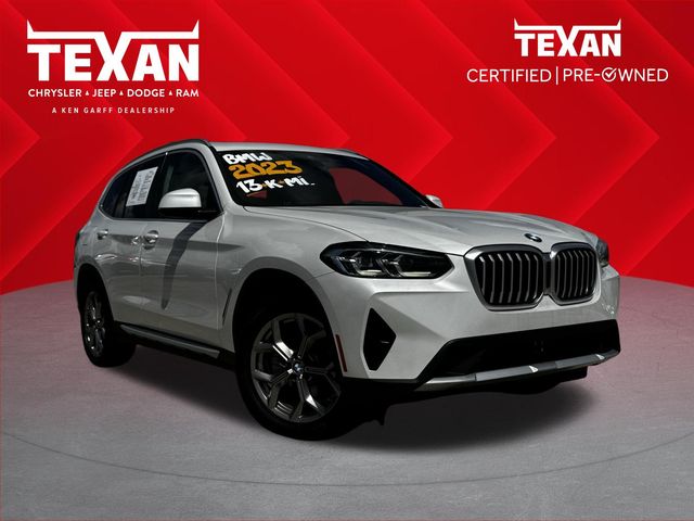 2023 BMW X3 sDrive30i White at Bayway Cadillac of The Woodlands