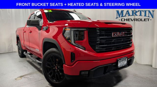 Cardinal Red 2022 GMC Sierra 1500 Elevation Double Cab 4WD Pickup Truck Four-Wheel Drive Automatic
