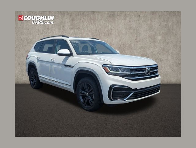 White 2021 Volkswagen Atlas SUV / Crossover Front-Wheel Drive 8-Speed Automatic