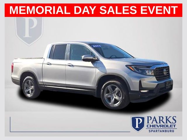 Lunar Silver Metallic 2023 Honda Ridgeline RTL AWD Pickup Truck All-Wheel Drive 9-Speed Automatic