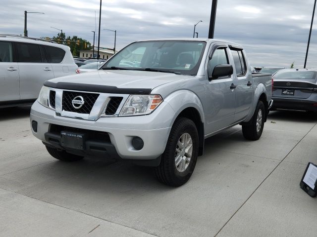 Brilliant Silver Metallic 2019 Nissan Frontier SV V6 Crew Cab 4WD Pickup Truck Four-Wheel Drive 5-Speed Automatic Overdrive