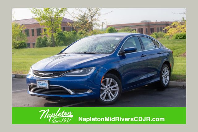 Vivid Blue Pearlcoat 2016 Chrysler 200 Limited Sedan FWD Sedan Front-Wheel Drive 9-Speed Automatic