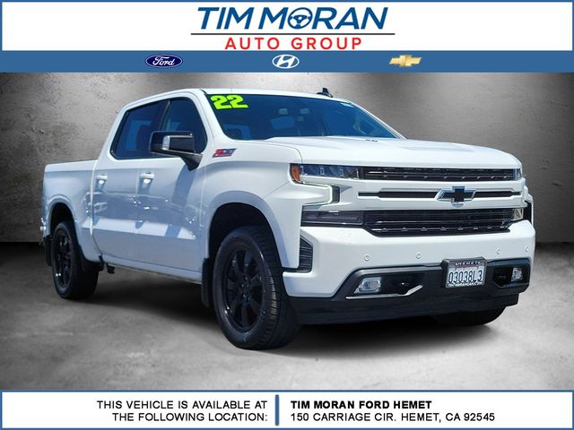 Summit White 2022 Chevrolet Silverado 1500 Pickup Truck Four-Wheel Drive Automatic