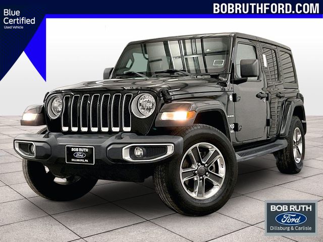 2018 Jeep Wrangler Unlimited Sahara Black at Bob Ruth Ford