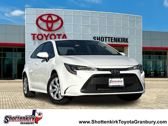 White 2022 Toyota Corolla Sedan Front-Wheel Drive Continuously Variable Transmission