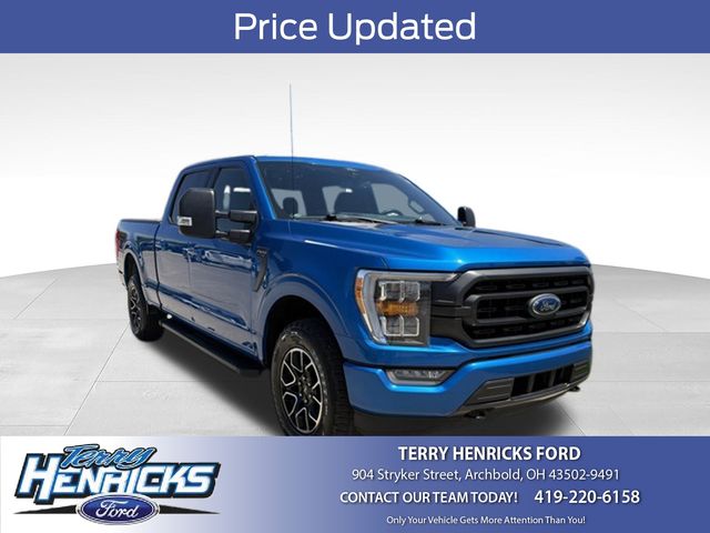 Velocity Blue Metallic 2021 Ford F-150 Pickup Truck Four-Wheel Drive Automatic