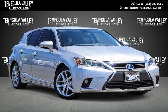 Silver 2014 Lexus CT Hybrid Wagon Front-Wheel Drive Continuously Variable Transmission