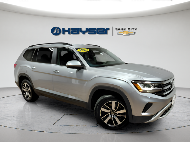 Pyrite Silver Metallic 2022 Volkswagen Atlas SUV / Crossover All-Wheel Drive 8-Speed Automatic