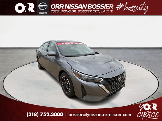 Gray (Gun Metallic) 2024 Nissan Sentra SV FWD Sedan Front-Wheel Drive Continuously Variable Transmission