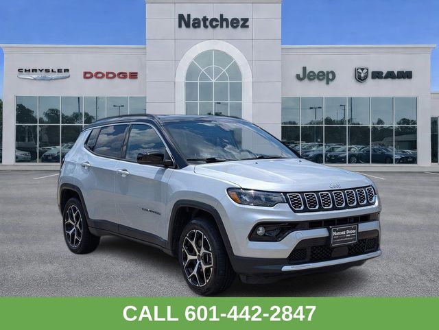 Silver Zynith Metallic Clearcoat 2025 Jeep Compass Limited 4WD SUV / Crossover Four-Wheel Drive 8-Speed Automatic