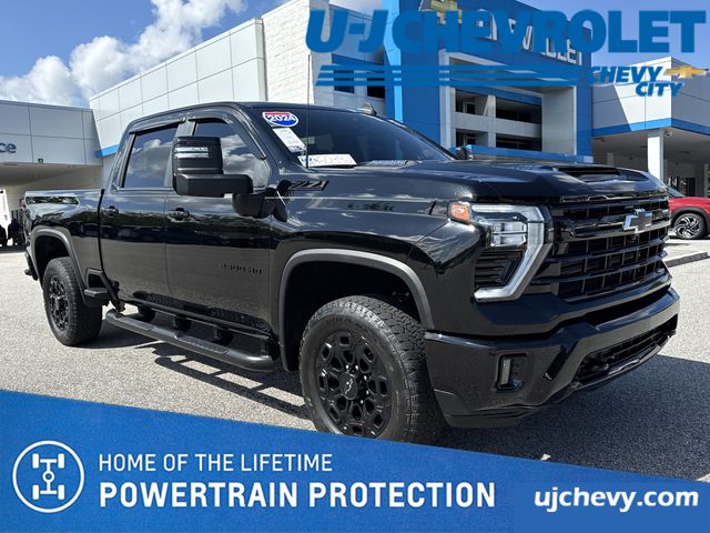 Black 2024 Chevrolet Silverado 2500HD Pickup Truck Four-Wheel Drive Automatic