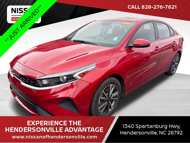 Currant Red 2023 Kia Forte LXS FWD Sedan Front-Wheel Drive Continuously Variable Transmission