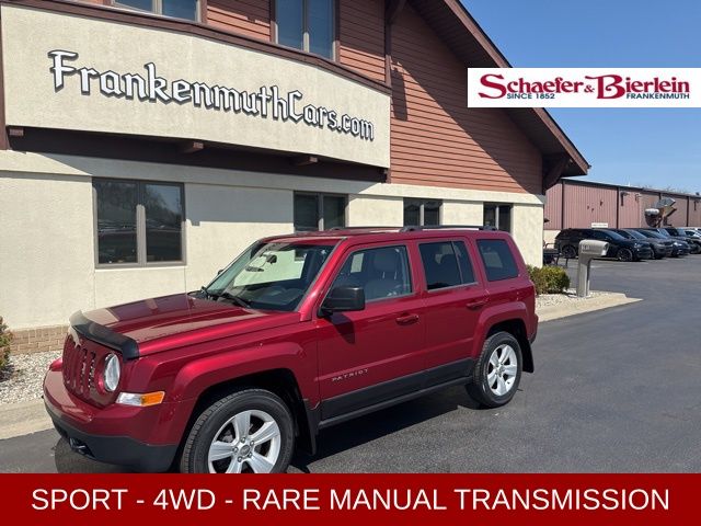 Deep Cherry Red Crystal Pearlcoat 2014 Jeep Patriot Sport 4WD SUV / Crossover Four-Wheel Drive 5-Speed Manual