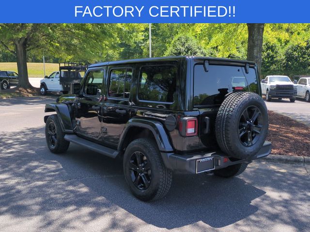 Used 2022 Black Jeep Unlimited Sahara Altitude image 3