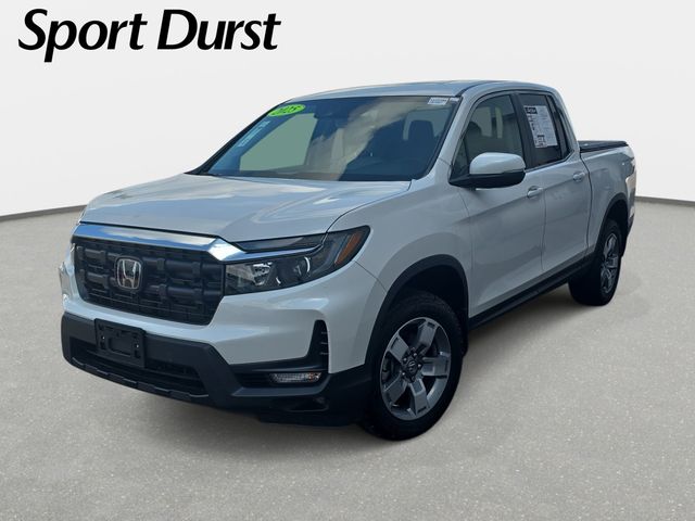 White 2025 Honda Ridgeline Pickup Truck All-Wheel Drive 9-Speed Automatic