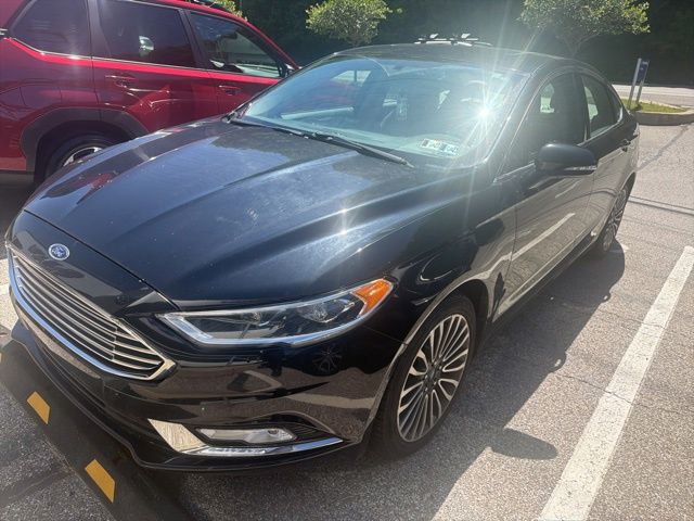 2017 Ford Fusion SE Black at Klick Lewis Buick Chevrolet