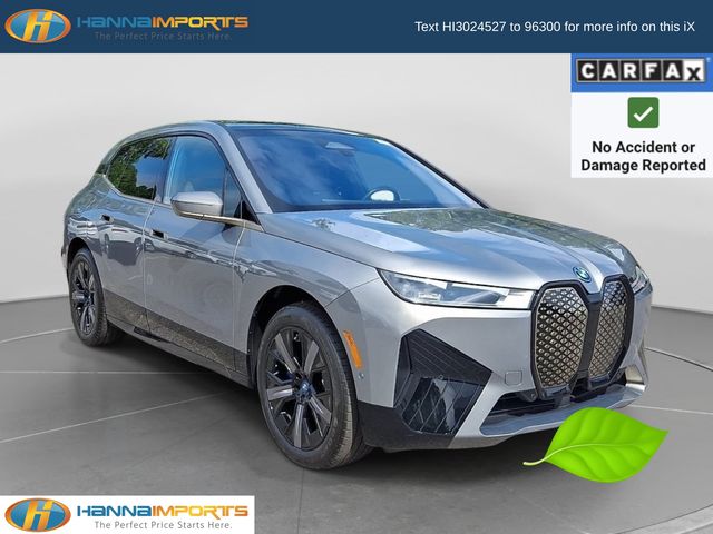 Oxide Gray Metallic 2023 BMW iX SUV / Crossover All-Wheel Drive Automatic