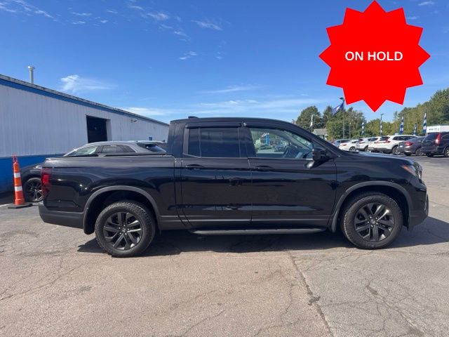 Crystal Black Pearl 2023 Honda Ridgeline Pickup Truck All-Wheel Drive 9-Speed Automatic