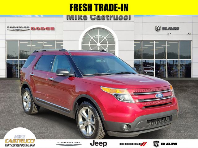 Ruby Red Metallic Tinted Clearcoat 2015 Ford Explorer Limited 4WD SUV / Crossover All-Wheel Drive 6-Speed Automatic