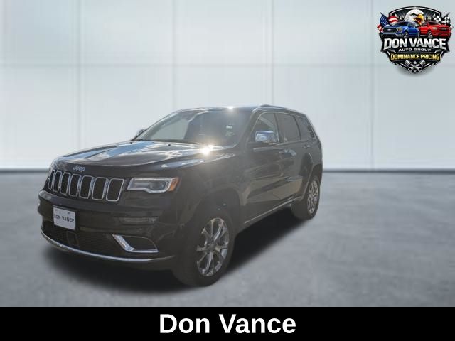 Diamond Black Crystal Pearlcoat 2020 Jeep Grand Cherokee Summit 4WD SUV / Crossover Four-Wheel Drive 8-Speed Automatic