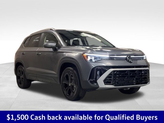 Platinum Gray Metallic 2026 Volkswagen Taos SUV / Crossover All-Wheel Drive 8-Speed Automatic
