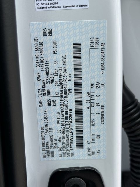 New 2026 White Ford STX image 21