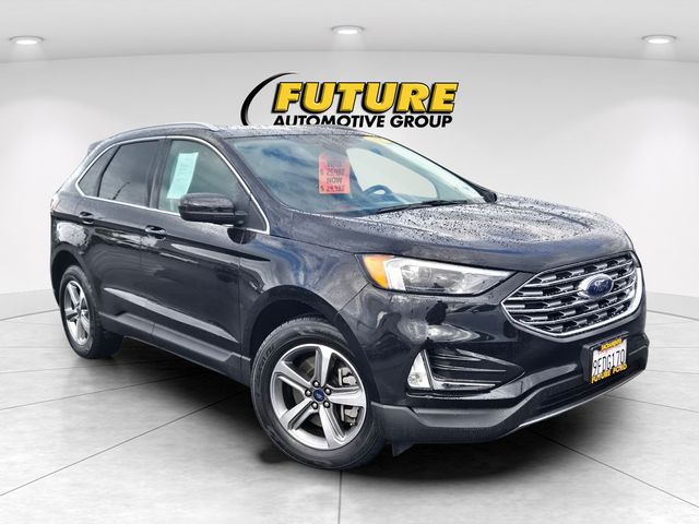 Black Metallic 2022 Ford Edge SEL AWD SUV / Crossover All-Wheel Drive 8-Speed Automatic