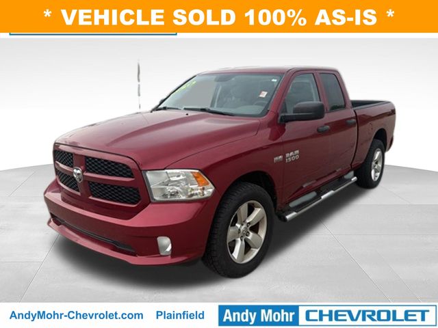 Deep Cherry Red Crystal 2013 RAM 1500 Express Quad Cab 4WD Pickup Truck Four-Wheel Drive 6-Speed Automatic