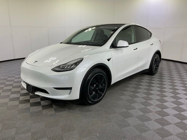 White 2021 Tesla Model Y Long Range AWD SUV / Crossover All-Wheel Drive 1-Speed Automatic