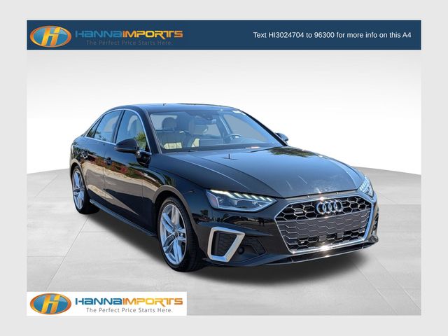 Mythos Black Metallic 2024 Audi A4 Sedan All-Wheel Drive 7-Speed Automatic