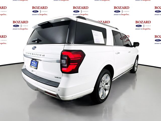 2024 Star White Metallic Tri-Coat Ford Expedition Max Platinum 4X4 SUV