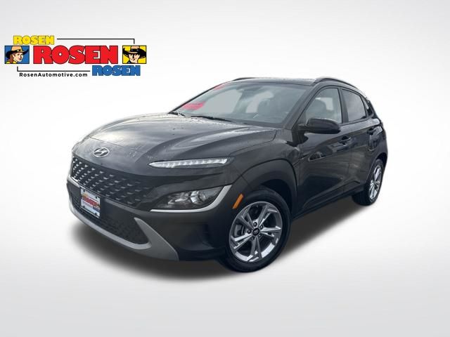Ultra Black Pearl 2023 Hyundai Kona SEL AWD SUV / Crossover All-Wheel Drive Continuously Variable Transmission