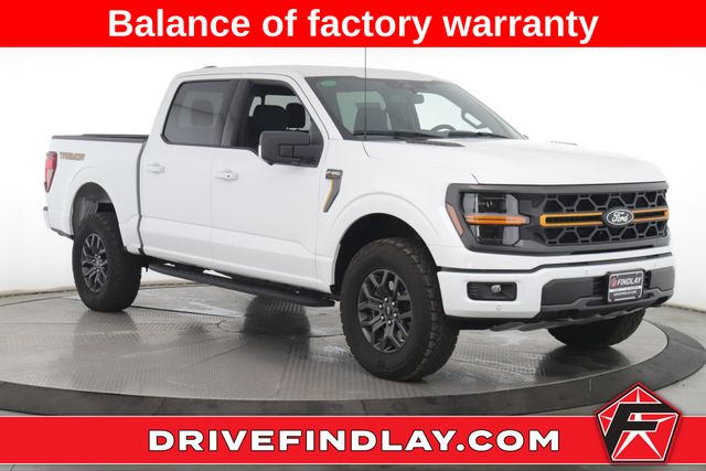 White 2025 Ford F-150 Pickup Truck Four-Wheel Drive Automatic