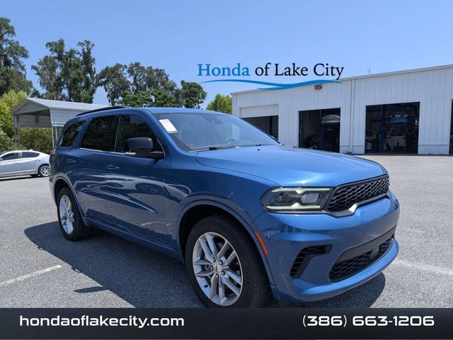 Blue (Frostbite Pearlcoat) 2024 Dodge Durango SUV / Crossover All-Wheel Drive 8-Speed Automatic
